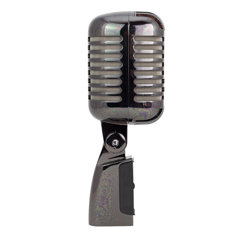SoundArt 'Vintage' Dynamic Microphone with Deluxe Carry Case (Black Chrome)-SGM-V55D-BKC