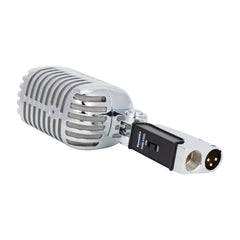 SoundArt 'Vintage' Dynamic Microphone with Deluxe Carry Case (Chrome)