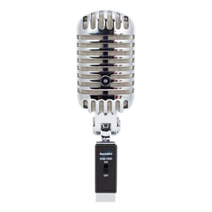 SoundArt 'Vintage' Dynamic Microphone with Deluxe Carry Case (Chrome)-SGM-V55D-CHR