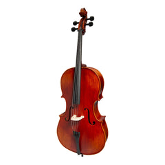 Steinhoff 1/2 Size Solid Top Student Cello Set (Antique Finish)-KSO-CE295(1/2)-ANT