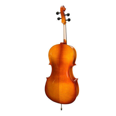 Steinhoff 1/2 Size Solid Top Student Cello Set (Natural Gloss)