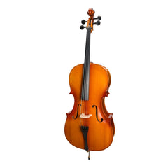 Steinhoff 1/2 Size Solid Top Student Cello Set (Natural Gloss)-KSO-CE295(1/2)-NGL