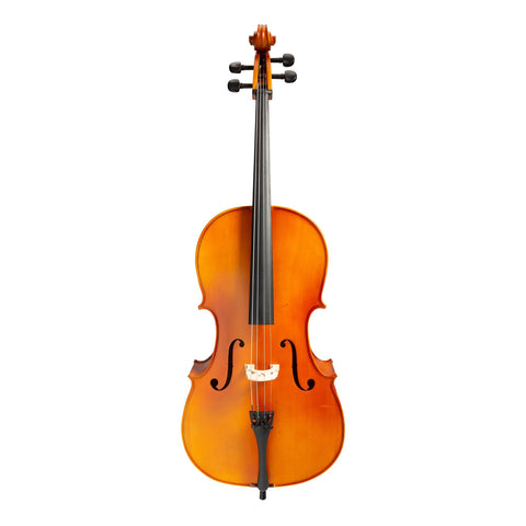 Steinhoff 1/2 Size Solid Top Student Cello Set (Natural Satin)