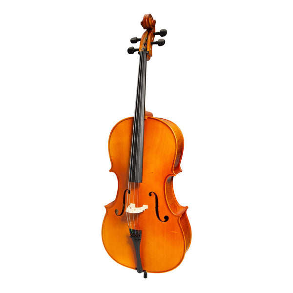 Steinhoff 1/2 Size Solid Top Student Cello Set (Natural Satin)-KSO-CE295(1/2)-NST