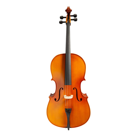 Steinhoff 3/4 Size Solid Top Student Cello Set (Natural Satin)
