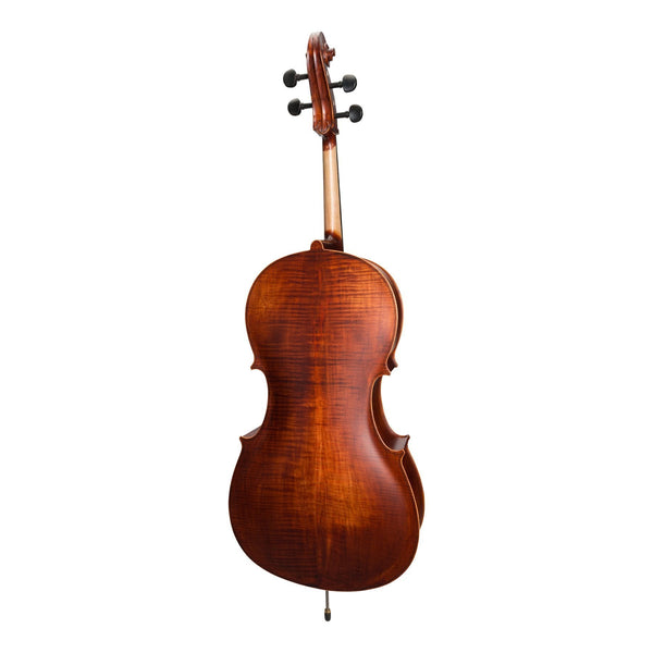 Steinhoff Full Size Solid Top Student Cello Set (Antique Finish)