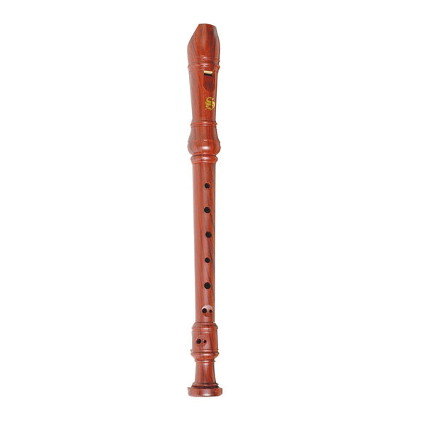 Steinhoff 'Wood-Look' Recorder for Kids with Cleaning Rod and Pouch-KSR-6-WDN