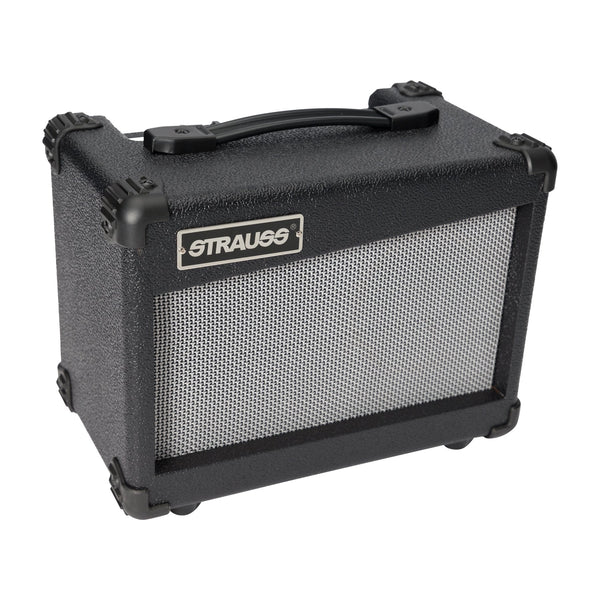 Strauss 'Legacy' 15 Watt Solid State Acoustic Guitar Practice Amplifier (Black)