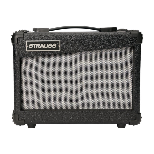 Strauss 'Legacy' 15 Watt Solid State Acoustic Guitar Practice Amplifier (Black)-SLA-20A-BLK
