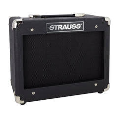 Strauss 'Legacy' 15 Watt Solid State Bass Guitar Practice Amplifier (Black)