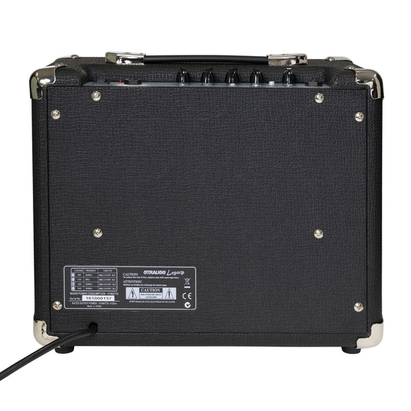 Strauss 'Legacy' 15 Watt Solid State Guitar Practice Amplifier (Black)-SLA-15G-BLK
