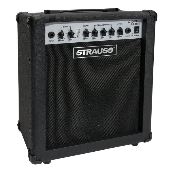 Strauss 'Legacy' 35 Watt Combo Solid State Guitar Amplifier (Black)