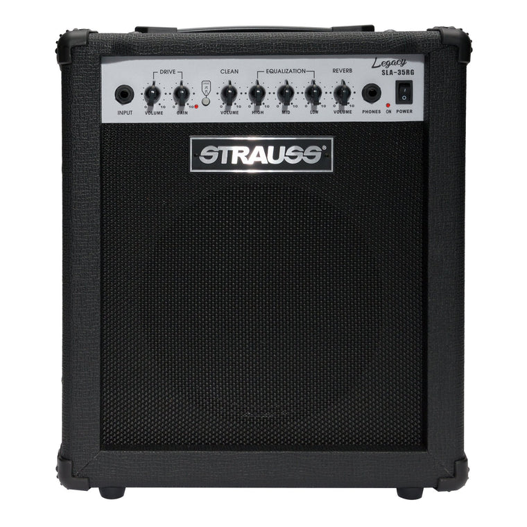 Strauss 'Legacy' 35 Watt Combo Solid State Guitar Amplifier (Black)