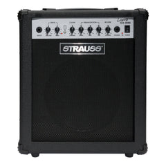 Strauss 'Legacy' 35 Watt Combo Solid State Guitar Amplifier (Black)-SLA-35RG-BLK