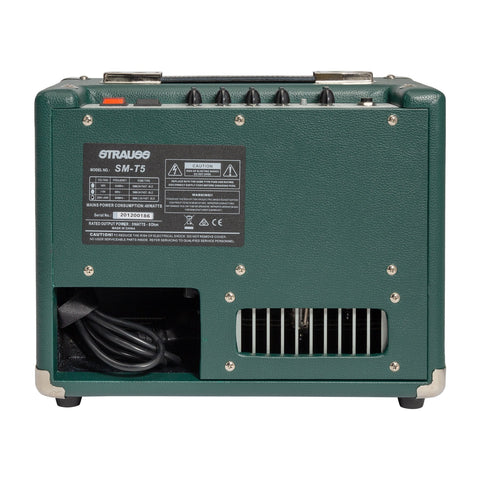 Strauss SM-T5 5 Watt Combo Valve Amplifier (Green)-SM-T5-GRN