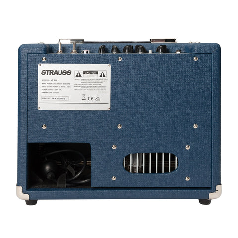 Strauss SVT-10 10 Watt Combo Valve Amplifier (Blue)-SVT-10-BLU
