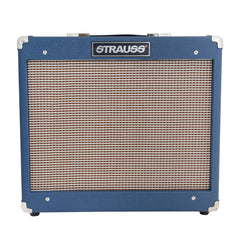 Strauss SVT-15R 15 Watt Combo Valve Amplifier with Reverb (Blue)-SVT-15R-BLU