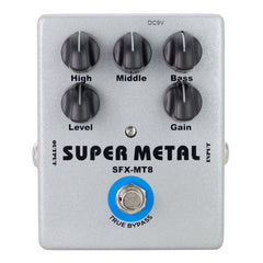 Strauss "Super Metal" Distortion Guitar Effects Pedal-SFX-MT8