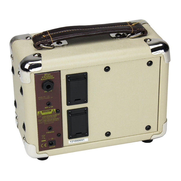 Tiki 5 Watt Portable Ukulele Amplifier (Vintage White)-TK-UA1-VWH