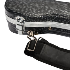 Tiki Deluxe Shaped Soprano Ukulele Flight Case (Grey/Black)