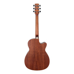 Timberidge '1 Series' Left Handed Spruce Solid Top Acoustic-Electric Small Body Cutaway Guitar (Natural Satin)