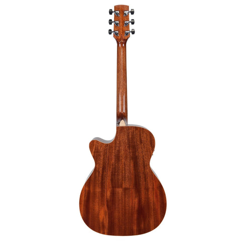 Timberidge '1 Series' Spruce Solid Top Acoustic-Electric Small Body Cutaway Guitar (Natural Gloss)