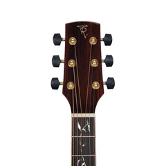 Timberidge '3 Series' Spruce Solid Top Acoustic-Electric Dreadnought Cutaway Guitar with 'Tree of Life' Inlay (Natural Gloss)