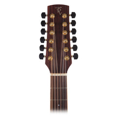 Timberidge '4 Series' 12-String Cedar Solid Top Acoustic-Electric Small Body Cutaway Guitar (Natural Satin)