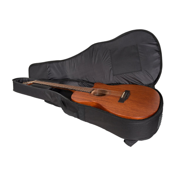 Timberidge Deluxe Small Body Acoustic Guitar Gig Bag (Black)-TB-F4T-BLK