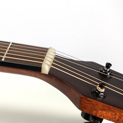 Timberidge 'Messenger Series' Left Handed Mahogany Solid Top Acoustic-Electric Small Body Cutaway Guitar (Natural Satin)