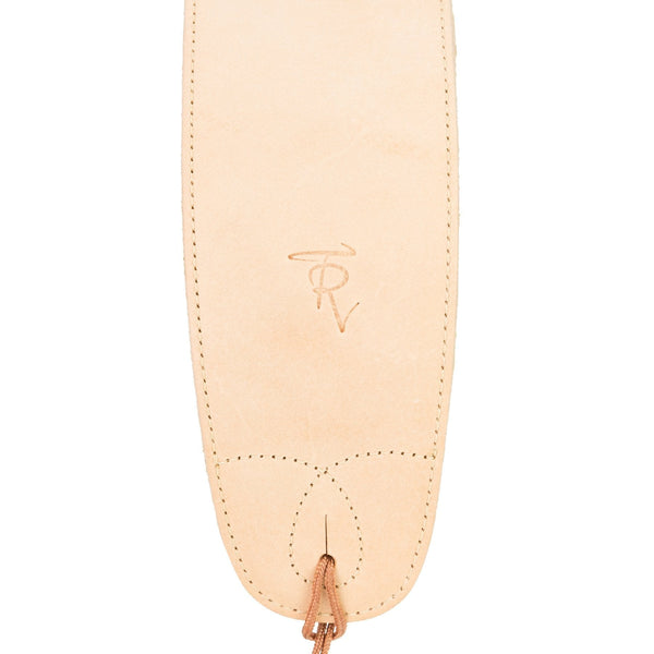 Timberidge Premium Italian Leather Padded Guitar Strap (Tan)