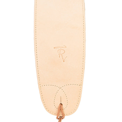 Timberidge Premium Italian Leather Padded Guitar Strap (Tan)-TR-GPL-TAN