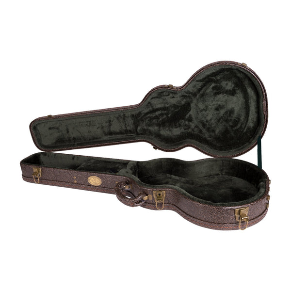 Tokai Deluxe Shaped LP-Style Electric Guitar Hard Case (Paisley Dark Brown)