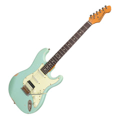 Tokai 'Legacy Series' ST-Style HSS 'Relic' Electric Guitar (Blue)